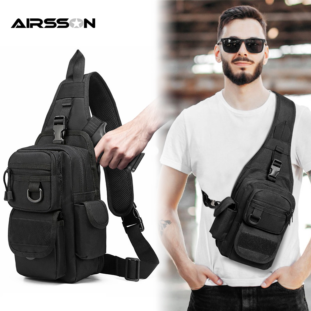 Edc Concealed Carry Sling Bag - 전술 권총 가방, 권총 홀스터, 권총