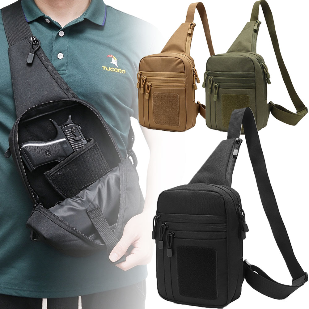 Edc Concealed Carry Sling Bag - 전술용 크로스백, 어깨에 메는 권총 가방,