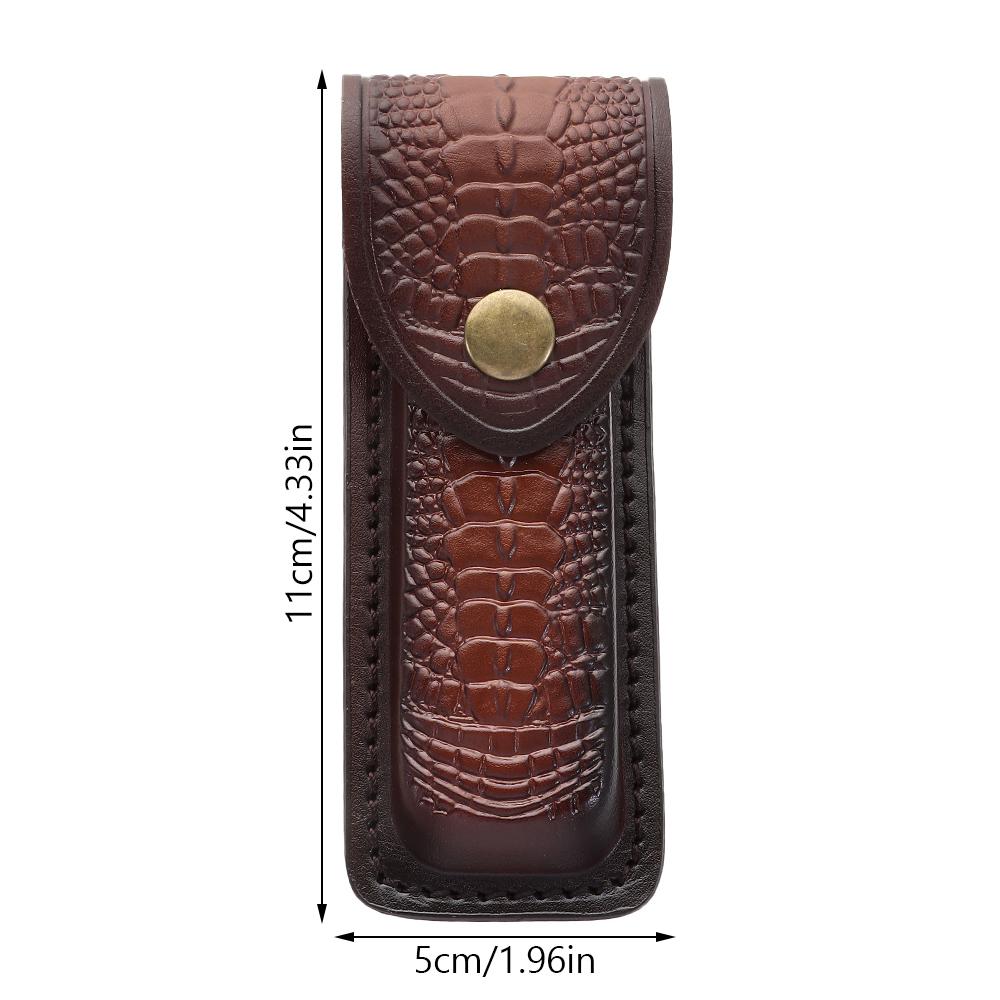 소가죽 접이식 칼집 - 야외 도구용 직선 칼 커버 홀스 - Edc Everyday Carry Knives 리뷰 및 가격