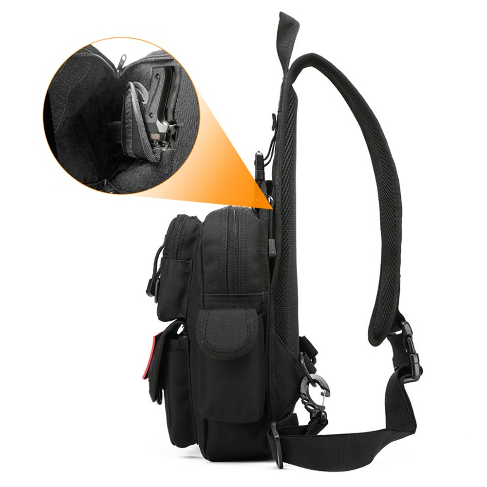 전술 권총 가방, 권총 홀스터, 권총 운반 파우치, 야 - Edc Concealed Carry Sling Bag 리뷰 및 가격
